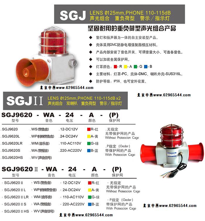 声光呼叫器JJ67-SGJ9620-WA-24-A-P